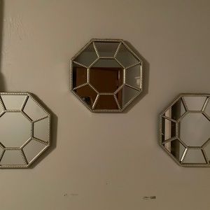 3 mirrors decor for room!!